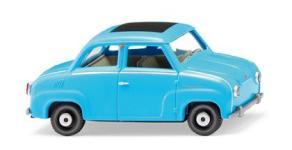 Wiking 018498 - H0 - Glas Goggomobil - eisblau